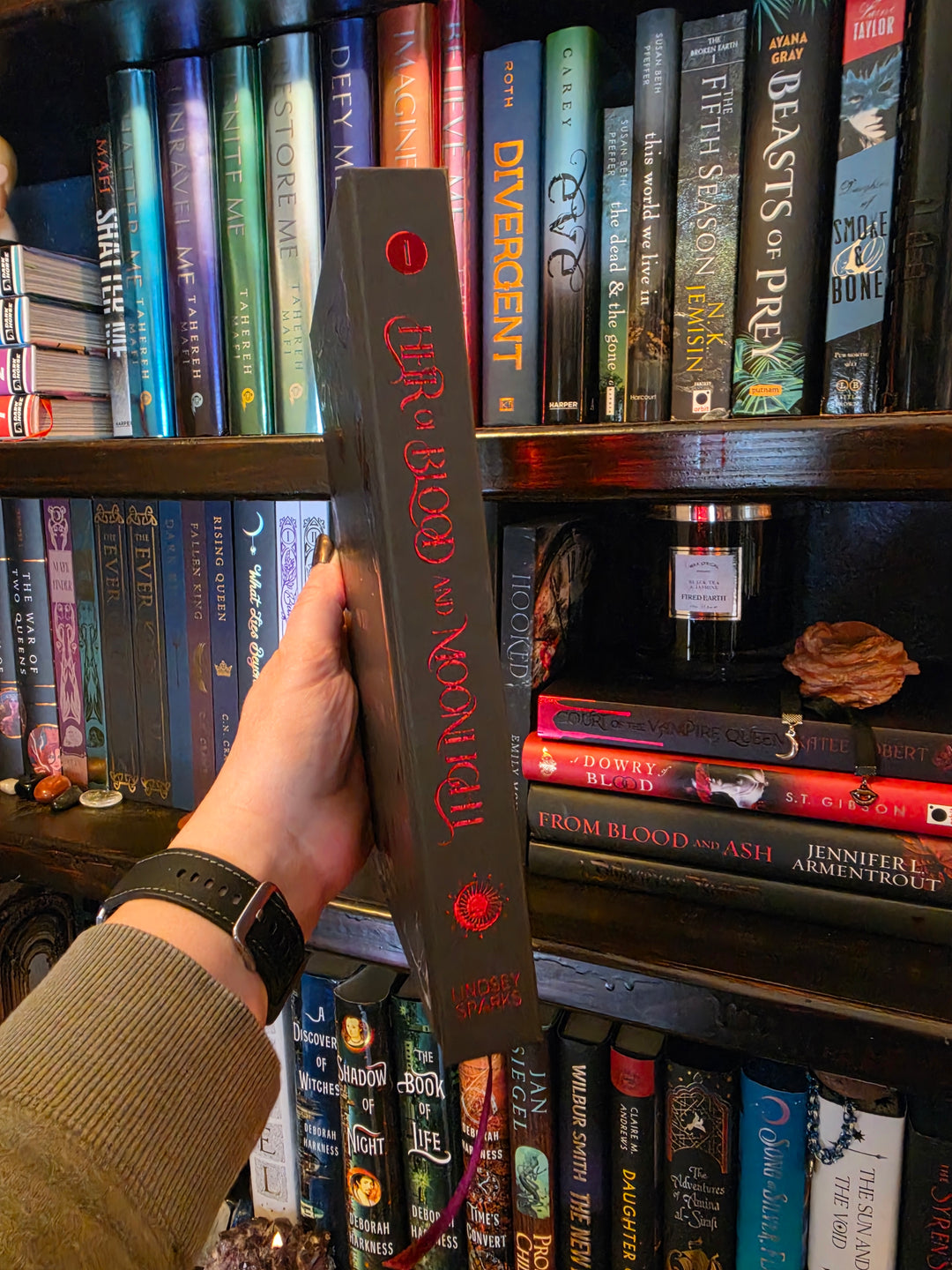 RED EDITION HARDCOVER: Heir of Blood and Moonlight (The Last Vampire Queen, book 1)